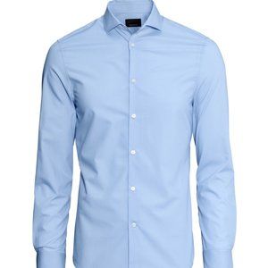 H&M Oxford Long Sleeve Dress Shirt 100% Cotton Medium